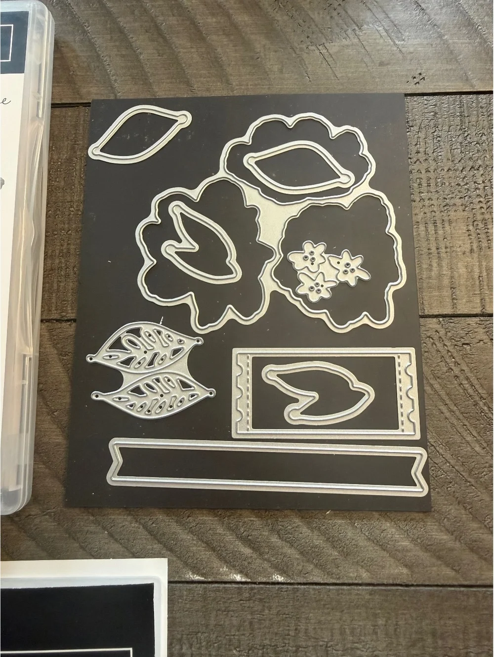 Stampin’ Up Art In Bloom stamp set & Bloom Dies & Bloom Hybrid Embossing Folder
